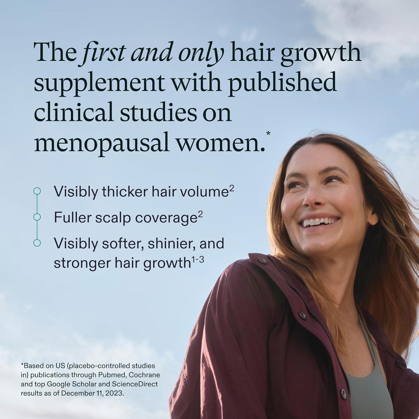 Nutrafol Nutrafol Women's Balance Hair Growth Supplements, for Women 45 Years and Older, Clinically Proven for Visibly Thicker Hair and Scalp Coverage, Dermatologist Recommended - 3 Month Supply, Pack of 3
