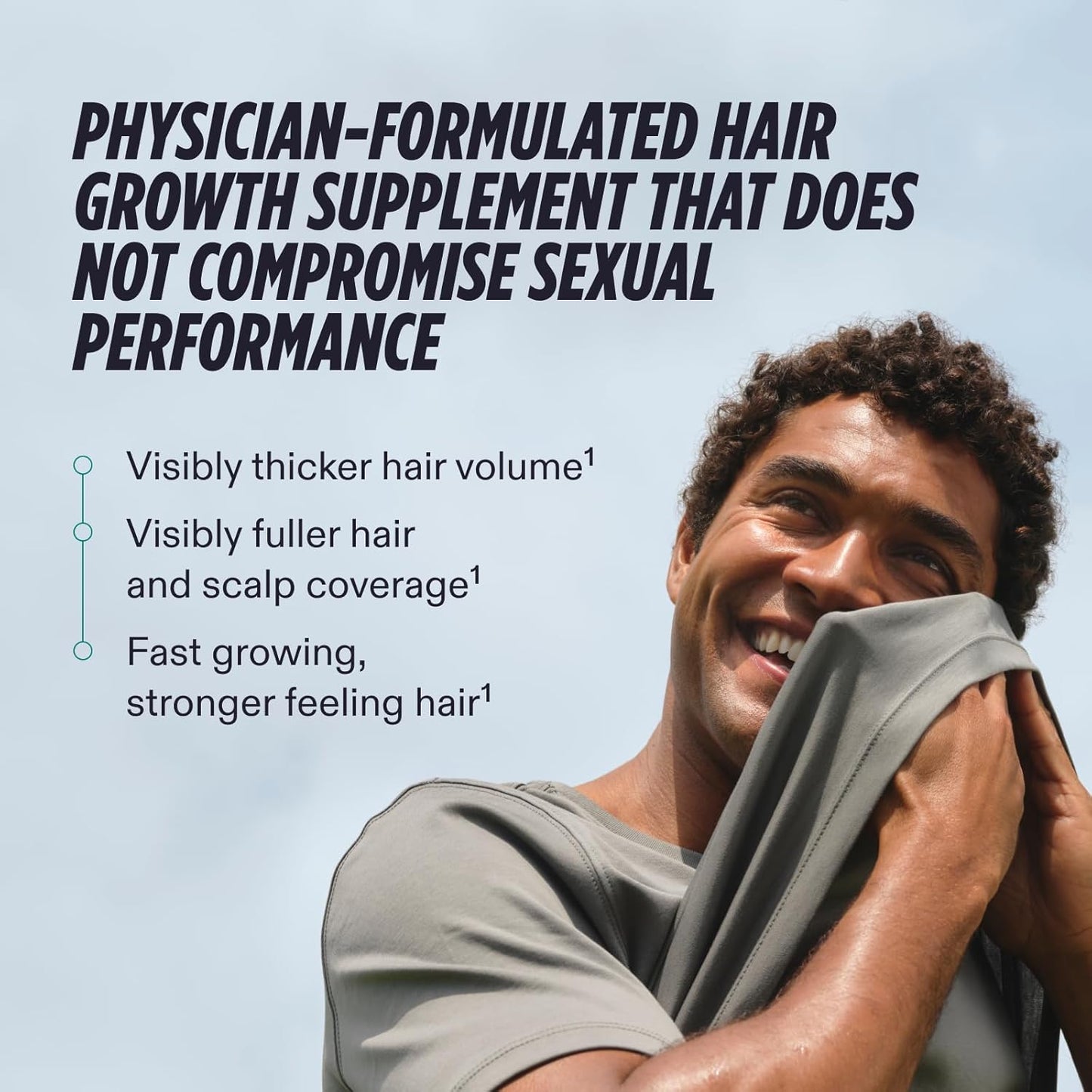 Nutrafol Men's Hair Growth Supplements, Clinically Tested for Visibly Thicker Hair and Scalp Coverage, Dermatologist Recommended - 3 Month Supply, Pack of 3